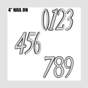 4″ Everbuilt Reflective Plastic Nail-On Numbers product image