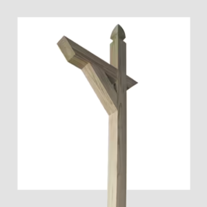 6 ft. Pressure-Treated, Gothic- Top, Pine, Mailbox Post product image