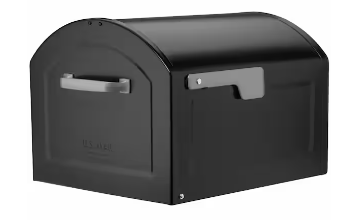 Centennial Black, Steel, Extra Large, Post Mount Mailbox - Image 2