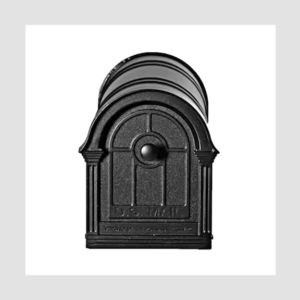 Manchester Black, Steel & Aluminum, Post Mount Mailbox product image