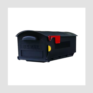 Patriot Black, Large, Plastic, Post Mount Mailbox product image