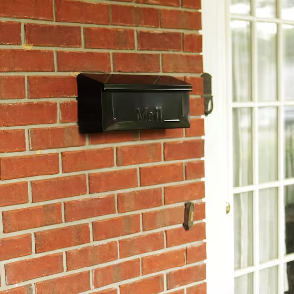 Black Wall Mount Mailbox