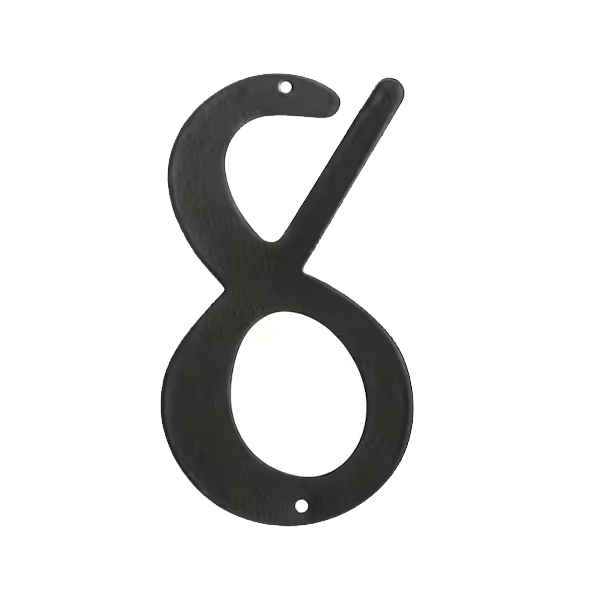 4" Aluminum Nail-On Numbers - Image 10