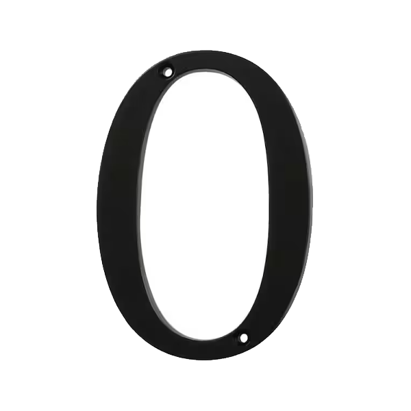 4" Black Flush-Mount Numbers - Image 2
