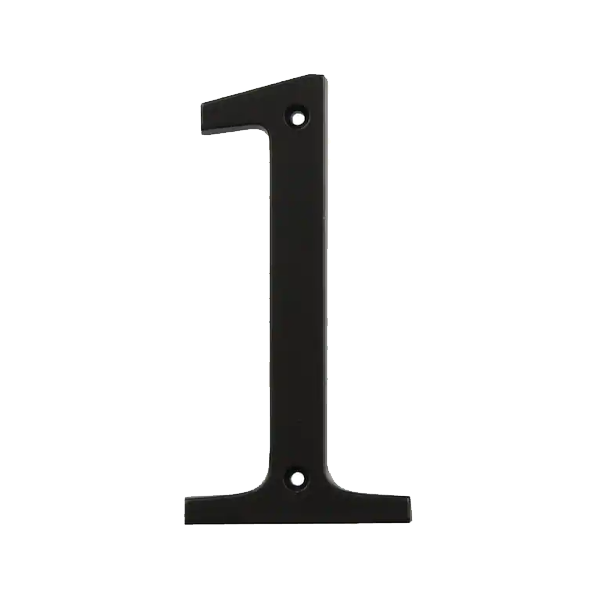 4" Black Flush-Mount Numbers - Image 3