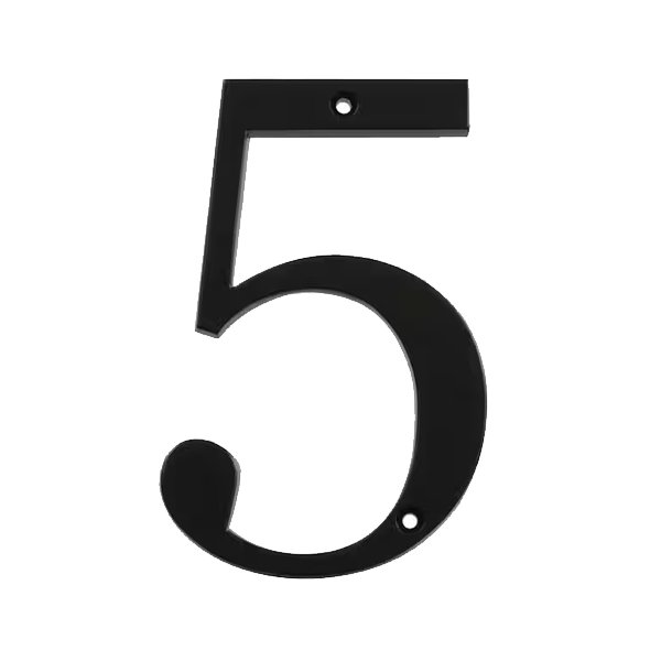 4" Black Flush-Mount Numbers - Image 7
