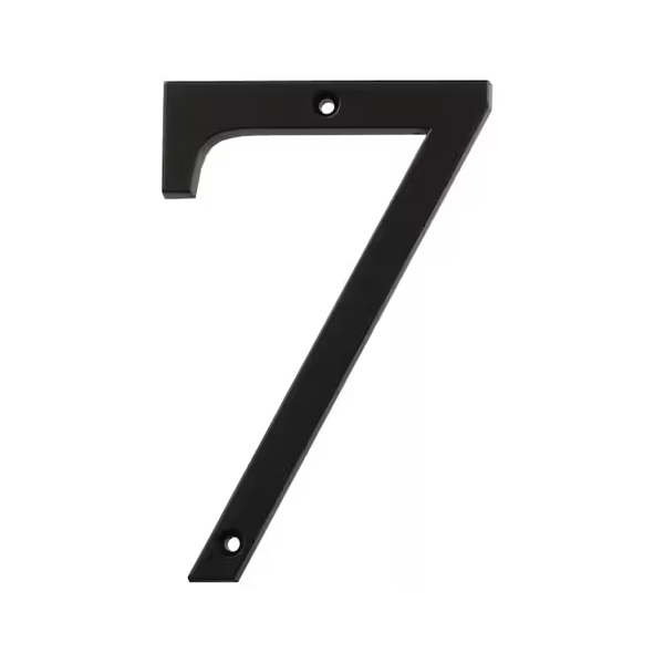 4" Black Flush-Mount Numbers - Image 9