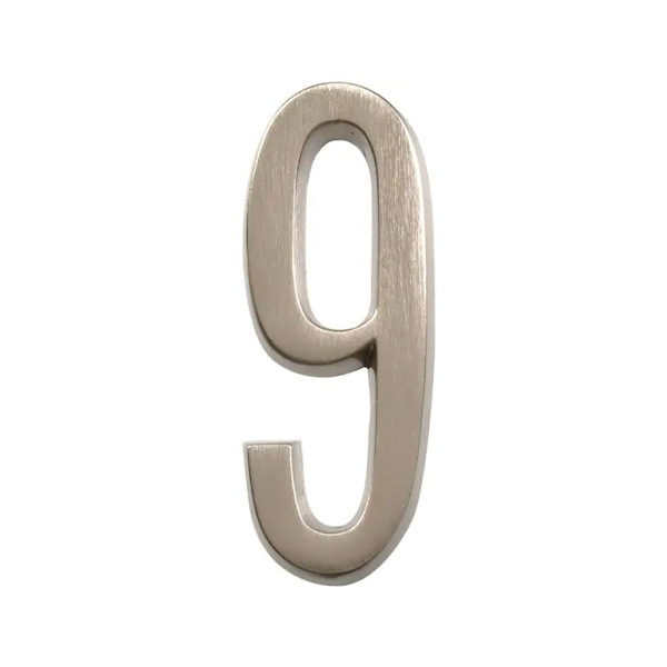 Satin Nickel Flush Mount Mailbox Numbers - Image 11