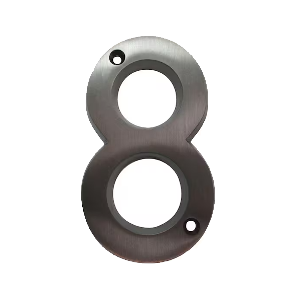 Aged Bronze Screw-On Mailbox Numbers - Image 10