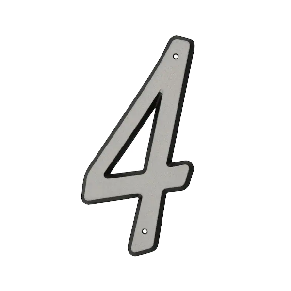 Reflective Plastic Nail-On Mailbox Numbers - Image 6