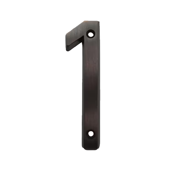 Aged Bronze Screw-On Mailbox Numbers - Image 3