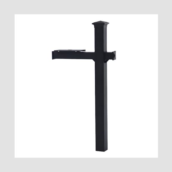 4×4 Black Galvanized Steel Post