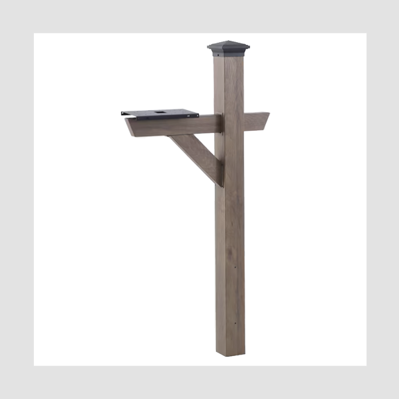 4x4 Brown Galvanized Steel Post - Image 2